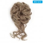 Coc modern din par artificial cu elastic si suvite ATM12613 - Saten cu Blond Mixt Coc modern din par artificial cu elastic si suvite ATM12613 - Saten cu Blond Mixt